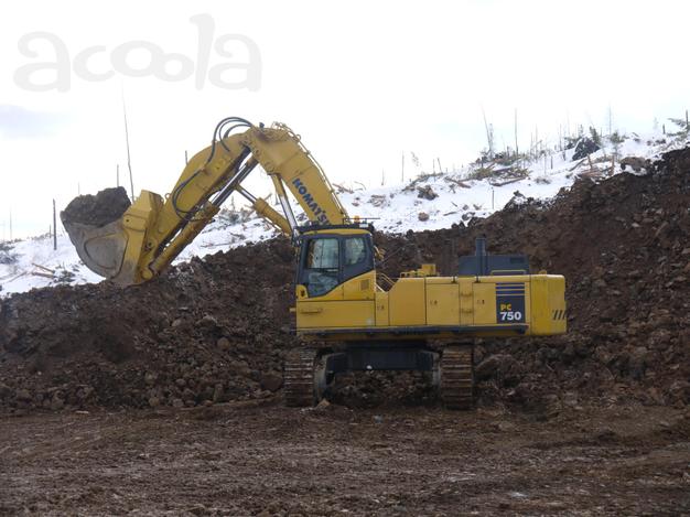Сдам Карьерный Экскаватор KOMATSU PC 750-7 5 кубов прямая лопата