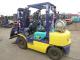 Вилочный погрузчик с рулонным захватом Komatsu