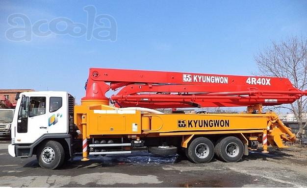 Автобетононасос Kyungwon 4R40X, hyundai hd 250