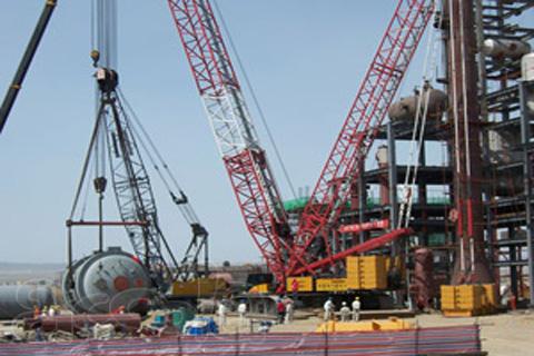Гусеничный кран SANY SCC4000Е грузоподъёмностью до 400 тонн