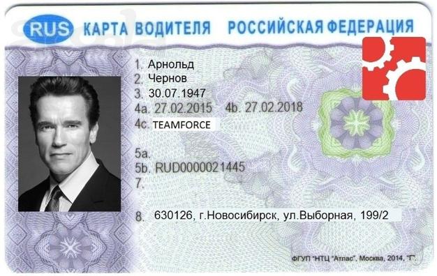 Оформление и выдача карты водителя для тахографа с СКЗИ и ЕСТР